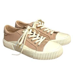 Splendid sneakers Tania pink clay suede leather platform size 7 US women’s